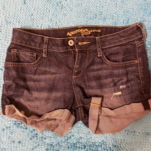 Arizona Jean Company Mildly Distressed Denim Shorts Size 5